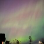 Image: The northern lights can be seen in Lynnwood on Friday, May 10, 2024.