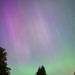 Image: The northern lights can be seen in Renton on Friday, May 10, 2024.