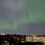 Image: The northern lights can be seen in South Seattle on Friday, May 10, 2024.