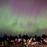 Image: The northern lights can be seen in Seattle on Friday, May 10, 2024.
