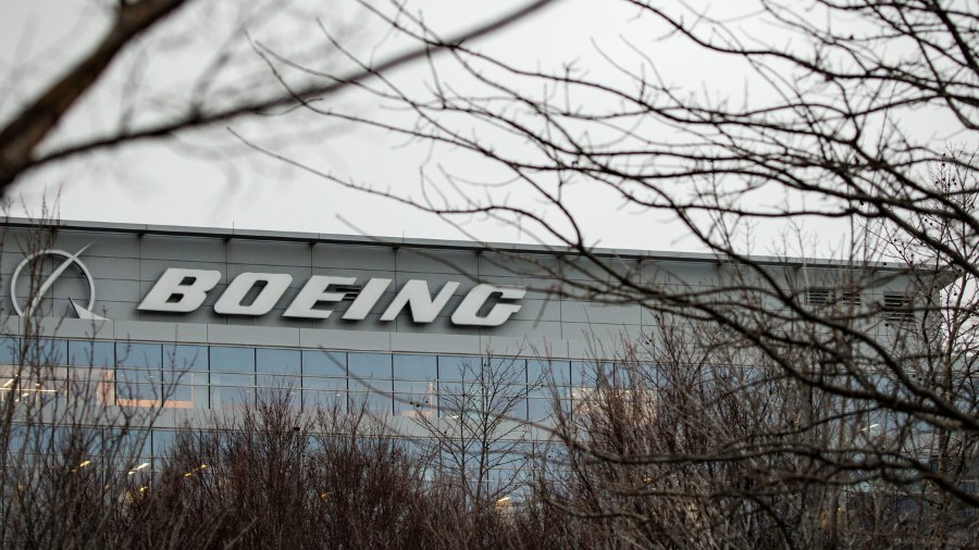 Image: The headquarters for The Boeing Company can be seen in Arlington, Virginia, on Jan. 31, 2024...