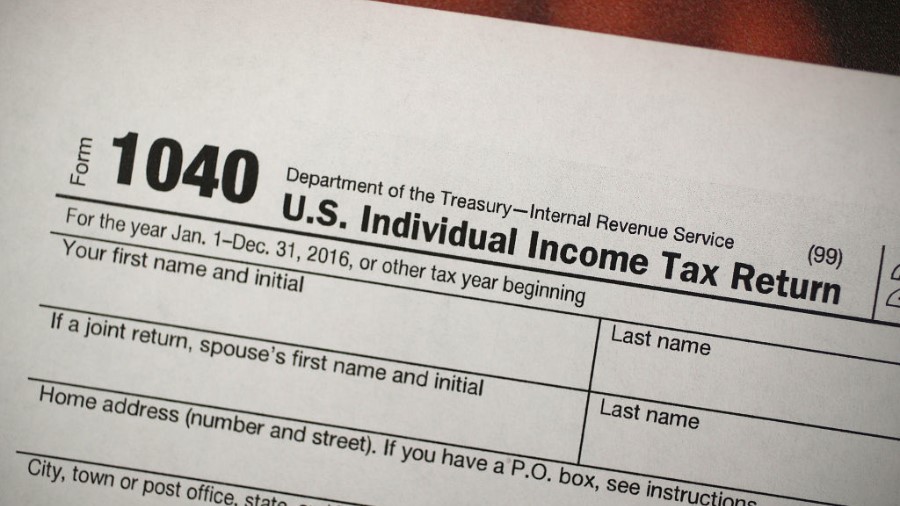 IRS form. (Getty Images)...