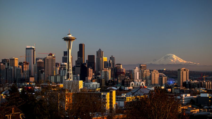 Photo: View from Kerry Park, in Seattle's Queen Anne neighborhood....
