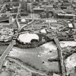 Aerial view of Expo ’74. (Courtesy Northwest Museum of Arts & Culture)